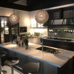 Modern-black-kitchen-layout-Average-Kitchen-Remodel-Cost