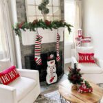 Simple-fireplace-decor-for-Christmas