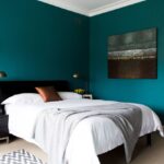 Teal-color-bedroom