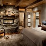cozy-bedroom-stone-fireplace